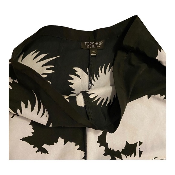 Topshop Floral Print Wide Leg Pants - Picture 3 of 8